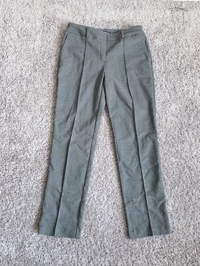 Hilary Radley Black Heather Grey High Rise Business Pant sz Med
